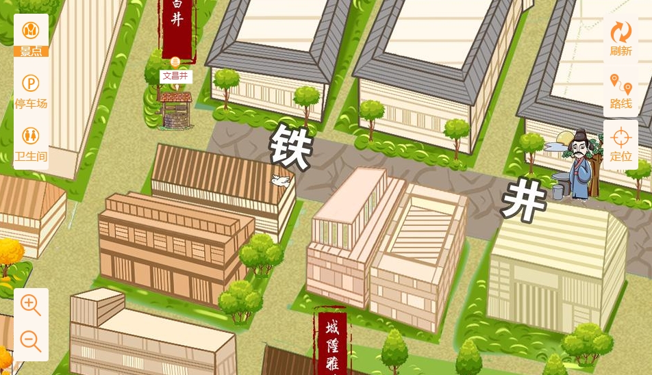 兰陵智慧景区：手绘地图与语音导览的完美融合