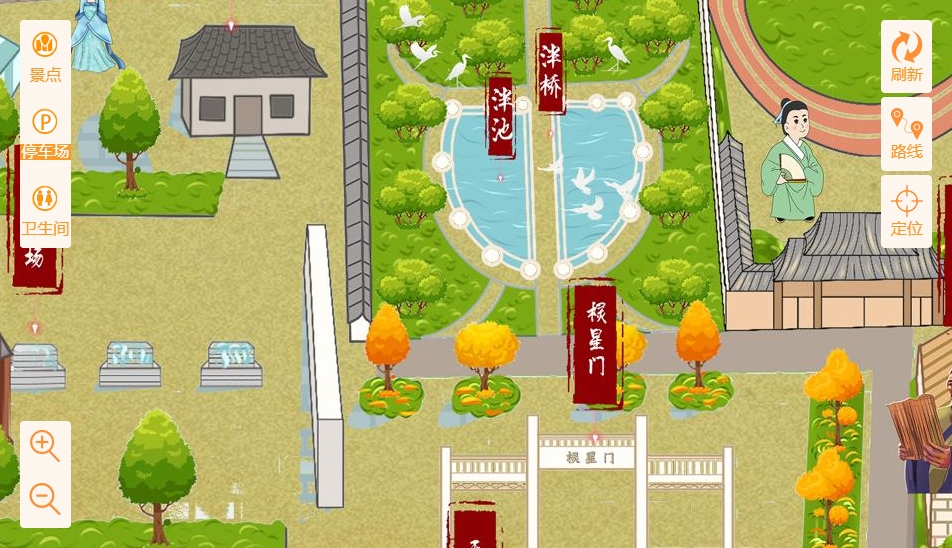 兰陵手绘地图景区语音讲解导览系统：智慧景区建设的基石